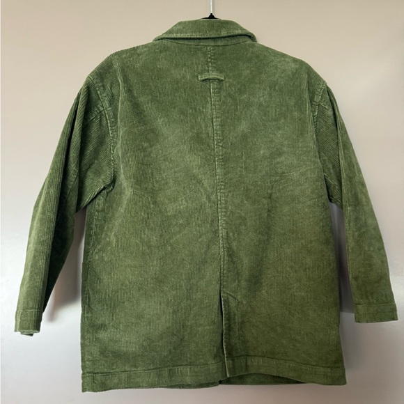 Isaac Mizrahi women’s Green Corduroy Blazer - Picture 3 of 4